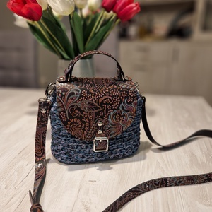 Vintage crossbody - táska & tok - kézitáska & válltáska - válltáska - Meska.hu