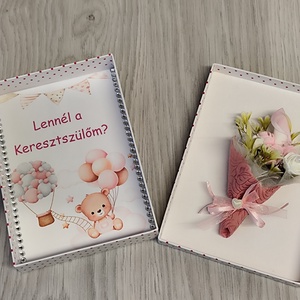 Keresztszülő felkérő ajándék - Meska.hu