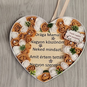 Ajándék ötlet Anyák napjára, Esküvő, Emlék & Ajándék, Szülőköszöntő ajándék, Virágkötés, MESKA