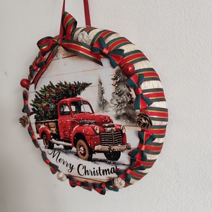 Karácsonyi ajtódísz - karácsony - adventi díszek - adventi ajtódísz - Meska.hu