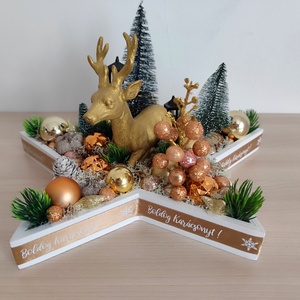 Karácsonyi asztaldísz - Meska.hu