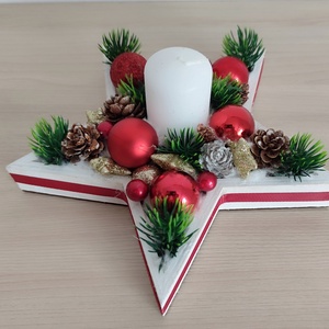 Adventi asztaldísz - Meska.hu