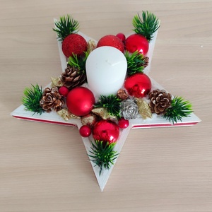 Adventi asztaldísz - karácsony - adventi díszek - adventi asztaldísz - Meska.hu