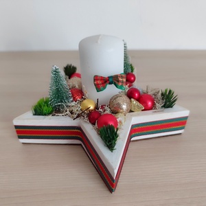 Adventi asztaldísz - Meska.hu