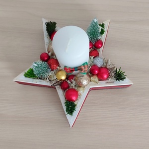 Adventi asztaldísz - karácsony - adventi díszek - adventi asztaldísz - Meska.hu