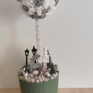 Karácsonyi asztaldísz - Meska.hu