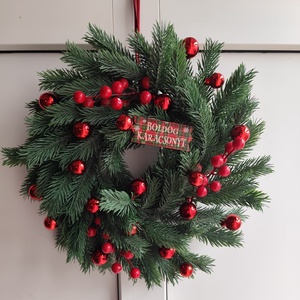 Karácsonyi ajtódísz - karácsony - adventi díszek - adventi ajtódísz - Meska.hu