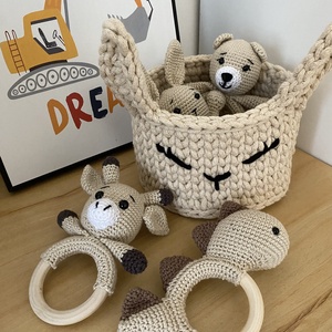 Babaváró ajándékcsomag (bézs), Játék & Sport, Babalátogató ajándékcsomag, Horgolás, MESKA