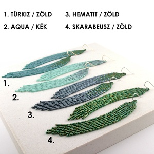 Hosszú, rojtos fülbevaló / Zöld gyöngyös fülbevaló nemesacél vagy gold filled akasztóval / Női ékszer, ajándék nőknek - ékszer - fülbevaló - lógó fülbevaló - Meska.hu Hosszú, rojtos fülbevaló / Zöld gyöngyös fülbevaló nemesacél vagy gold filled akasztóval / Női ékszer, ajándék nőknek - ékszer - fülbevaló - lógó fülbevaló - Meska.hu