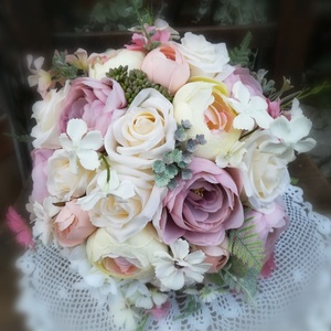 Örök csokor, menyasszonyicsokor, örökcsokor, menyasszonyi csokor - esküvő - menyasszonyi- és dobócsokor - Meska.hu