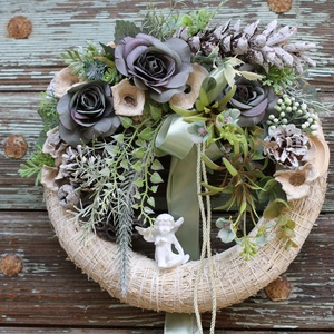 Temetődísz, sírdísz,  megemlékezés -  - Meska.hu