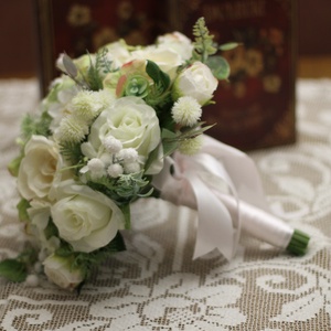 Menyasszonyi csokor, örökcsokor, téli menyasszonyi csokor - esküvő - menyasszonyi- és dobócsokor - Meska.hu