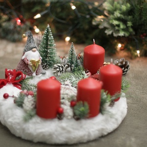 Adventi koszorú,karácsonyi koszorú - Meska.hu
