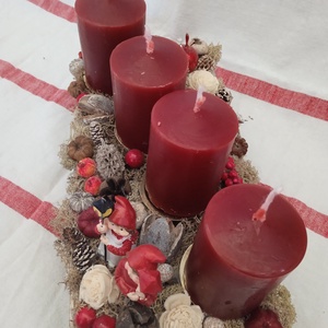 Adventi asztali dísz - karácsony - adventi díszek - adventi koszorú - Meska.hu