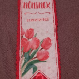 Filc könyvjelző , Könyv & Zene, Könyvjelző, Varrás, MESKA