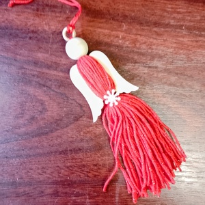 Karácsonyi szett -piros - karácsony - karácsonyi lakásdekoráció - karácsonyi manók, figurák - Meska.hu