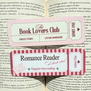 Book Lovers laminált könyvjelző, Könyv & Zene, Könyvjelző, , MESKA