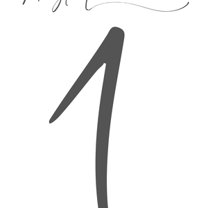 Asztal számok - esküvő - dekoráció - tábla & jelzés - Meska.hu