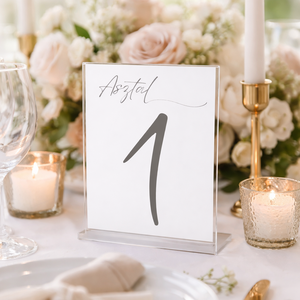 Asztal számok - esküvő - dekoráció - tábla & jelzés - Meska.hu