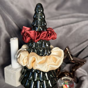 Bordó-Arany Scrunchie Mix - ruha & divat - hajdísz & hajcsat - hajgumi - Meska.hu