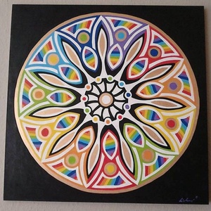 Szivárvány Mandala - otthon & lakás - dekoráció - mandala - Meska.hu Szivárvány Mandala - otthon & lakás - dekoráció - mandala - Meska.hu
