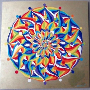 Szivárványok Mandala - otthon & lakás - dekoráció - mandala - Meska.hu Szivárványok Mandala - otthon & lakás - dekoráció - mandala - Meska.hu