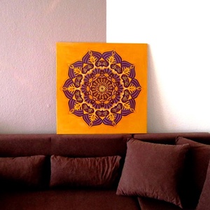 Lilavirág Mandala - otthon & lakás - dekoráció - mandala - Meska.hu Lilavirág Mandala - otthon & lakás - dekoráció - mandala - Meska.hu