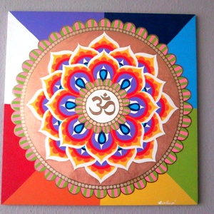 Aum Mandala - otthon & lakás - dekoráció - mandala - Meska.hu Aum Mandala - otthon & lakás - dekoráció - mandala - Meska.hu