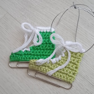 Horgolt karácsonyfadísz - Meska.hu