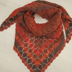 Horgolt kendő , Ruha & Divat, Sál, Sapka, Kendő, Fejpánt, Horgolás, MESKA