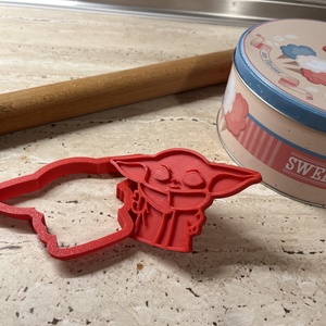 Baby Yoda Sütikiszúró - otthon & életmód - konyhafelszerelés, tálalás - sütés, főzés - sütikiszúró - Meska.hu