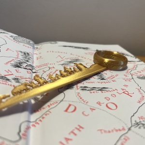 Gyűrűk Ura könyvjelző - könyv & zene - könyvjelző - Meska.hu