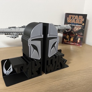 Mandalorian Könyvtámasz - otthon & életmód - dekoráció - asztal és polc dekoráció - könyvtámasz - Meska.hu