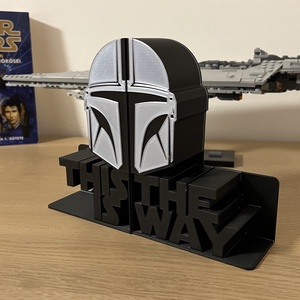 Mandalorian Könyvtámasz - otthon & életmód - dekoráció - asztal és polc dekoráció - könyvtámasz - Meska.hu