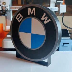 BMW világító hangulatlámpa. Lightbox - otthon & életmód - dekoráció - asztal és polc dekoráció - asztaldísz - Meska.hu