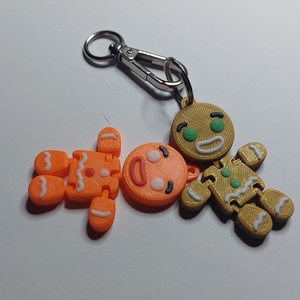 Mézeskalács ember kulcstartó 3d nyomtatott, Táska & Tok, Kulcstartó & Táskadísz, Kulcstartó, Mindenmás, MESKA