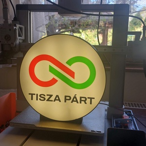 Tisza világító hangulatlámpa. Lightbox - Meska.hu