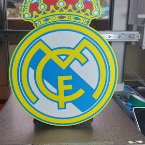 Real Madrid világító hangulatlámpa. Lightbox - Meska.hu