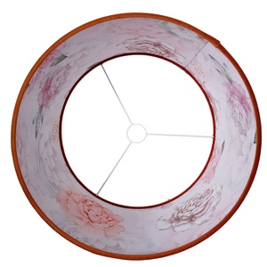 Bársony mennyezeti lámpaernyő 40 cm  Rusty Flower - otthon & életmód - lámpa - fali & mennyezeti lámpa - Meska.hu