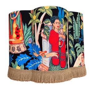 Frida Kahlo mintás virág formájú lámpaernyő, 30 cm, Otthon & Életmód, Lámpa, Lámpabúra, Mindenmás, MESKA