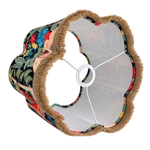 Frida Kahlo mintás virág formájú lámpaernyő, 30 cm - otthon & életmód - lámpa - lámpabúra - Meska.hu