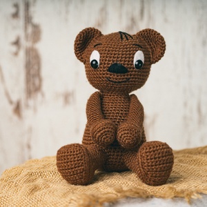 Kedves mackó - játék & sport - plüssállat & játékfigura - maci - Meska.hu