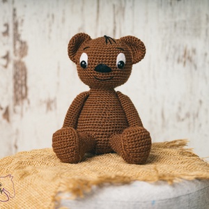 Kedves mackó - játék & sport - plüssállat & játékfigura - maci - Meska.hu