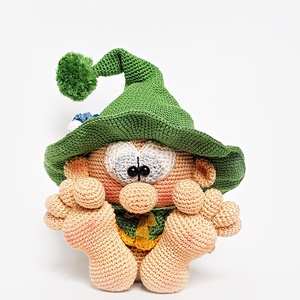 Csufi kobold, manó - játék & sport - plüssállat & játékfigura - manó - Meska.hu