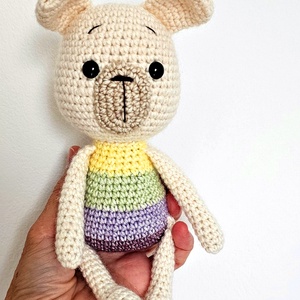 Színes kutya, Játék & Sport, Plüssállat & Játékfigura, Kutya, Horgolás, MESKA