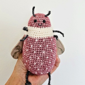 Horgolt bogárka - játék & sport - plüssállat & játékfigura - más figura - Meska.hu