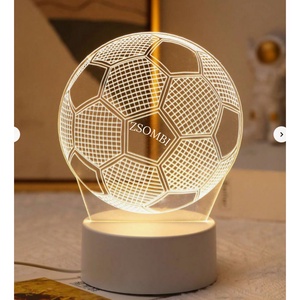 Egyedi feliratos 3D, LED focilabda hangulatlámpa - otthon & életmód - babaszoba, gyerekszoba - babaszoba, gyerekszoba - Meska.hu