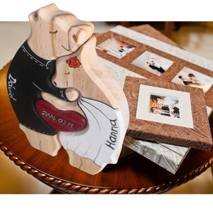 Névre szóló Fa maci Menyasszony-vőlegény  - otthon & életmód - dekoráció - asztal és polc dekoráció - asztaldísz - Meska.hu