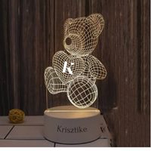  ENévre szóló LED maci hangulatlámpa A - otthon & életmód - babaszoba, gyerekszoba - babaszoba dekoráció - Meska.hu
