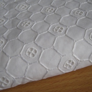 Hófehér madeira anyag - kellékek & szerszámok - méteráru - vászon - Meska.hu